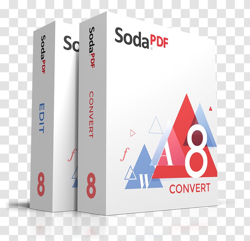 Soda PDF Foxit Reader PDF-XChange Viewer Computer Software - 3D Box. SOftware Box Transparent PNG