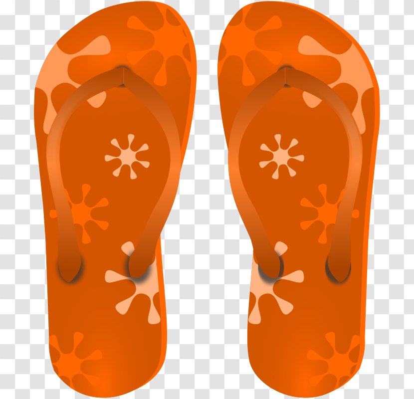 Flip-flops Sandal Clip Art - Flipflops - Flipped Cliparts Transparent PNG