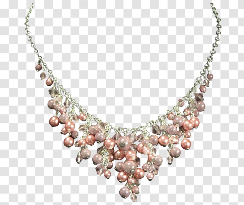 Pearl Necklace T-shirt Jewellery Earring - Gemstone Transparent PNG