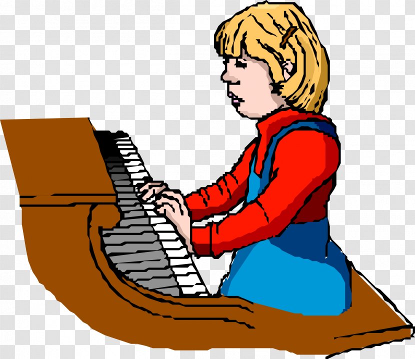 Girls At The Piano Child - Heart - Boy Playing Transparent PNG