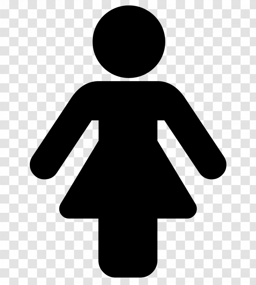 Gender Symbol Woman Female - Toilet Transparent PNG