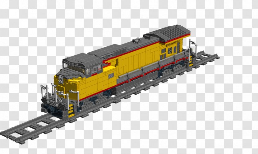 Lego Trains Locomotive Union Pacific Railroad - Ge Dash 9 Series - Train Transparent PNG