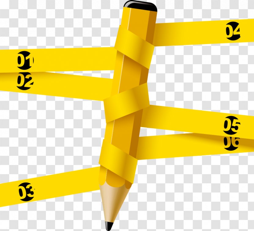 Pencil Drawing - Air Travel - Vector Yellow Transparent PNG