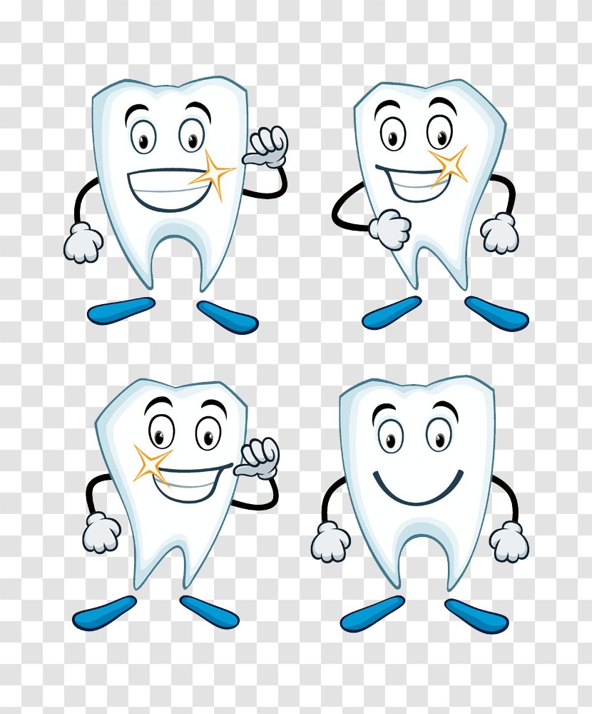 Tooth Royalty-free Clip Art - Frame - Happy Cartoon Transparent PNG