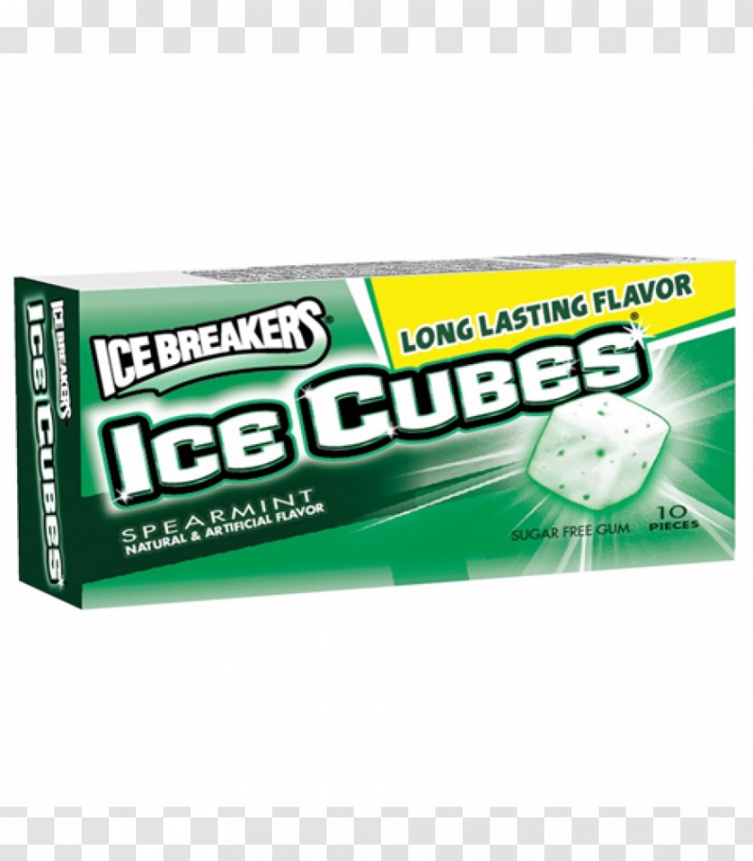Chewing Gum Ice Breakers Cube Peppermint Mentha Spicata - Mint Transparent PNG