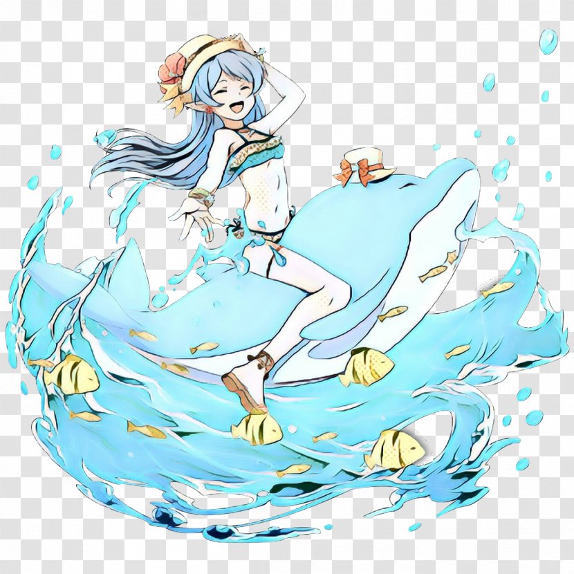 Aqua Cartoon Clip Art Fictional Character Fashion Illustration Transparent PNG