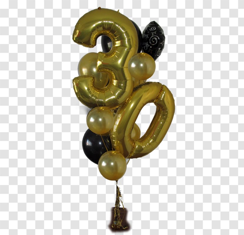 Balloon Birthday Number Flower Bouquet Latex - Numbers Transparent PNG