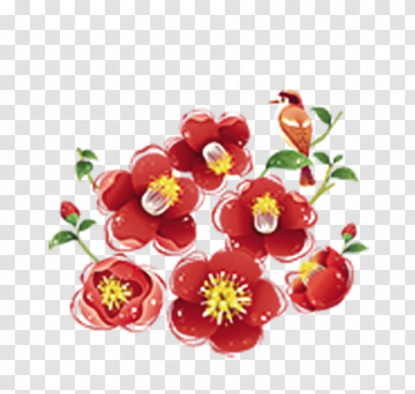 Mothers Day Heart Valentines Christmas - Qixi Festival - Floral Decoration Transparent PNG