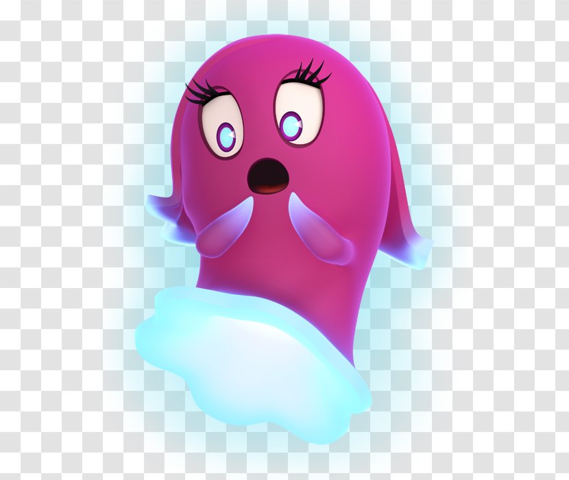 Pac-Man And The Ghostly Adventures Ms. Pac-Man: In Time Party - Arcade Game - Magenta Transparent PNG