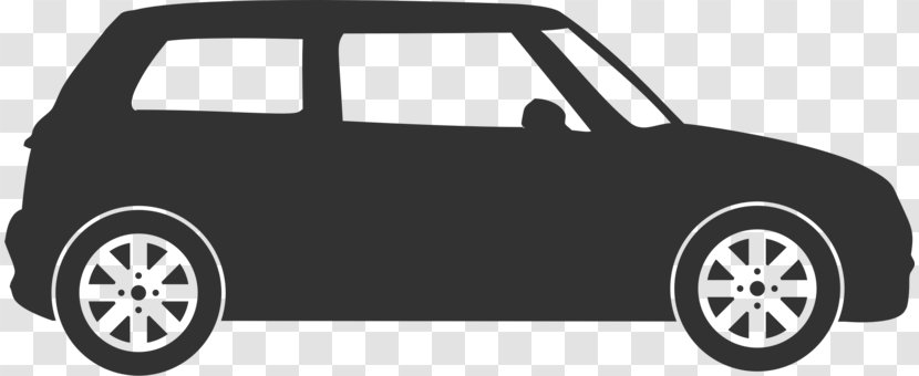 Car Clip Art Vector Graphics Fiat - Vehicle - Clipart Black Transparent PNG