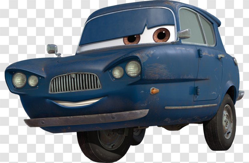 Cars 2 Mater Lightning McQueen Tomber - Compact Car - 3 Transparent PNG