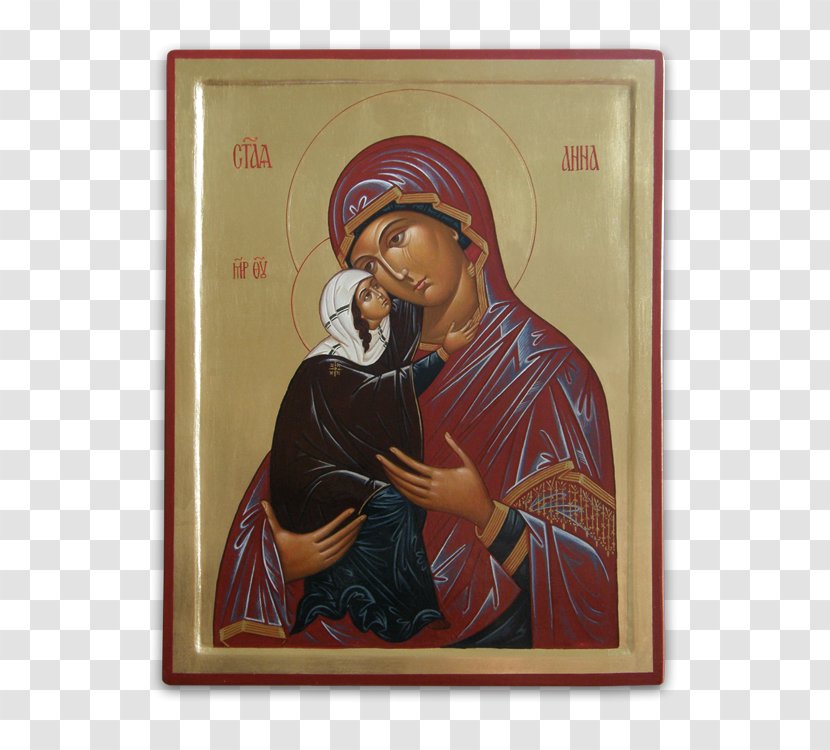 Saint Eastern Orthodox Church Religion Tempera Icon - Virgin Mary Transparent PNG