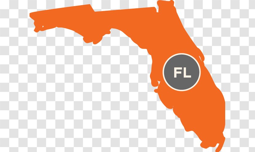 Florida Clip Art - United States - Orange Transparent PNG