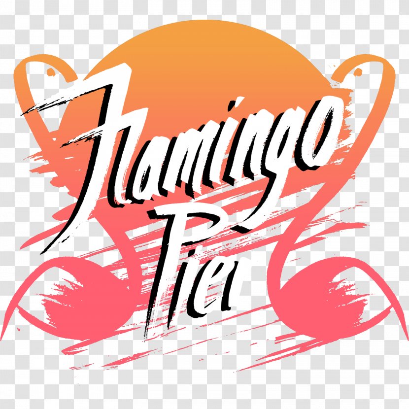 Graphic Design Poster Flamingo Pier - Frame - Flamingos Transparent PNG