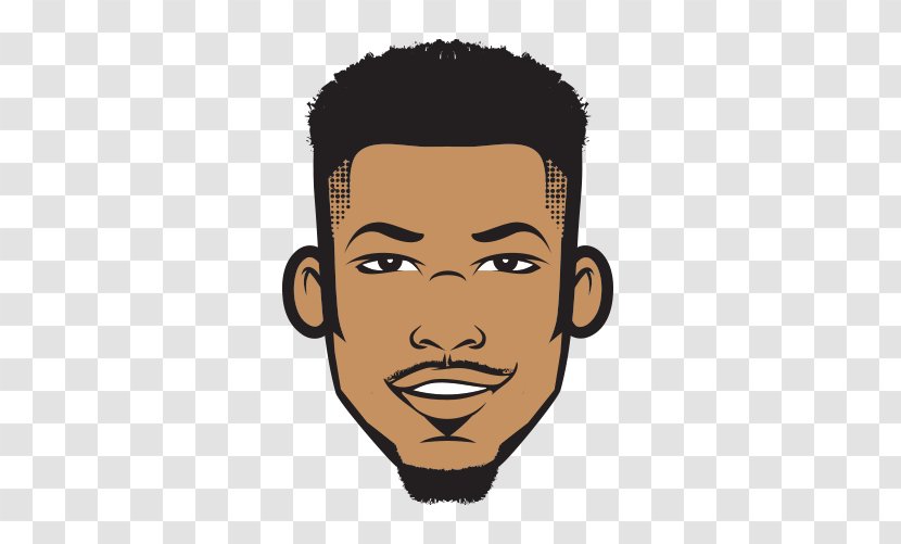 Eric Moreland Sacramento Kings NBA Nose Cheek - Jaw - Facial Hair Transparent PNG