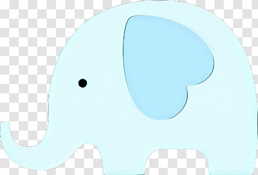 Elephant Background - Turquoise Elephants And Mammoths Transparent PNG
