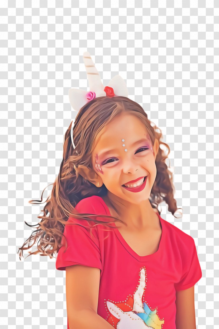Person Cartoon - Toddler - Pigtail Party Supply Transparent PNG