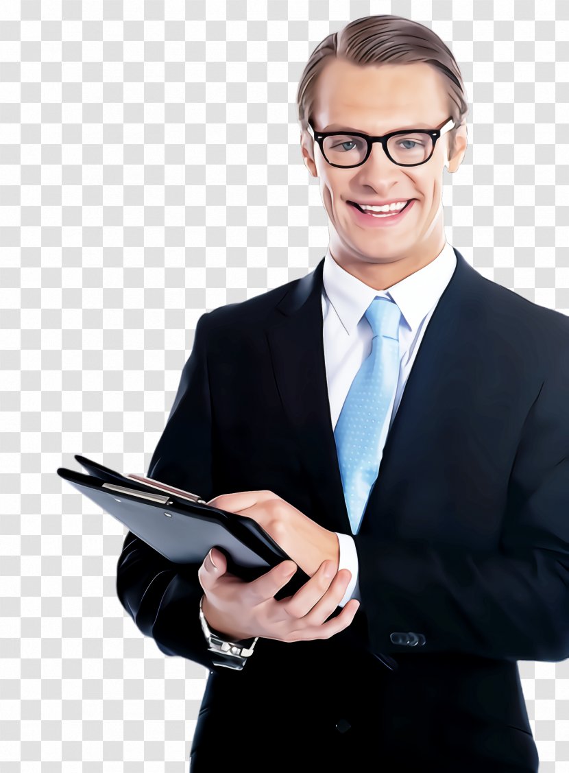 Glasses - Whitecollar Worker - Employment Recruiter Transparent PNG
