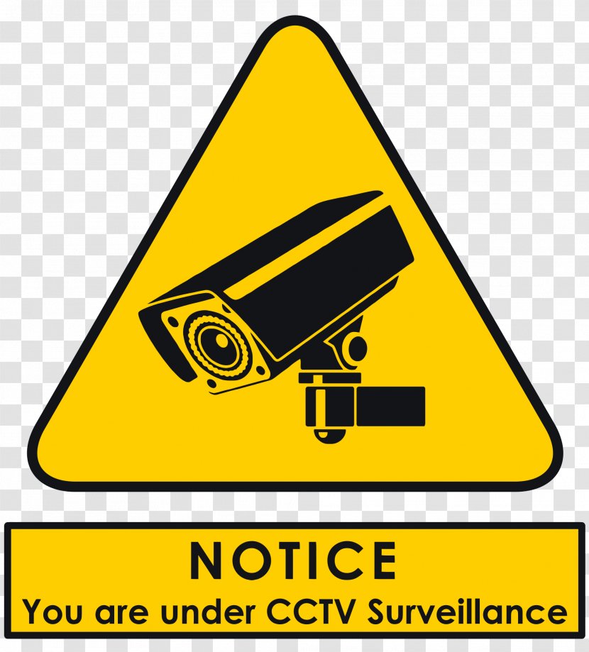 Closed-circuit Television Wireless Security Camera Surveillance Clip Art - Triangle - Notice Transparent PNG