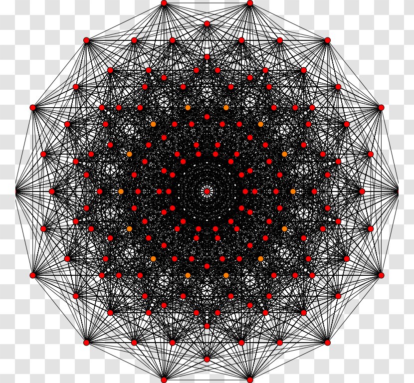 Lie Group E8 Symmetry Pattern - Polytope Transparent PNG