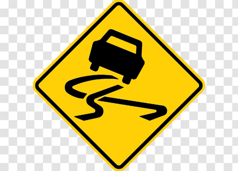 Road Surface Traffic Sign Warning - Gravel Transparent PNG