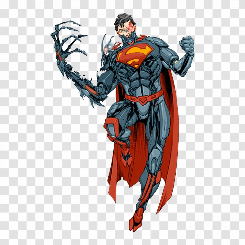 Hank Henshaw Superman Cyborg Kara Zor-El - Action Figure Transparent PNG