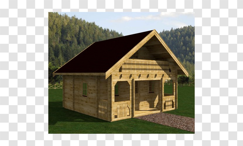 Log Cabin Storey Floor Plan House - Roof Transparent PNG