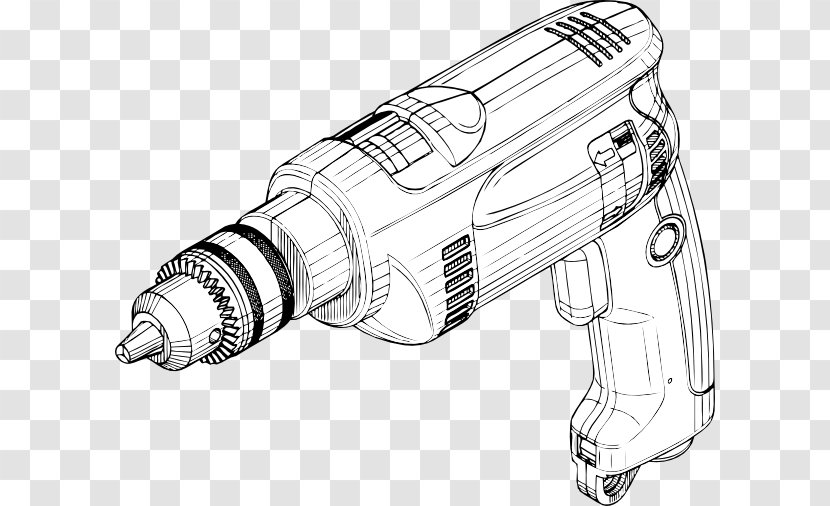 Augers Electric Motor Tool Drawing - Power Transparent PNG