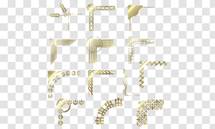 Silver Gold Saxophone Game Orchestra - Flower - Four Corners Transparent PNG