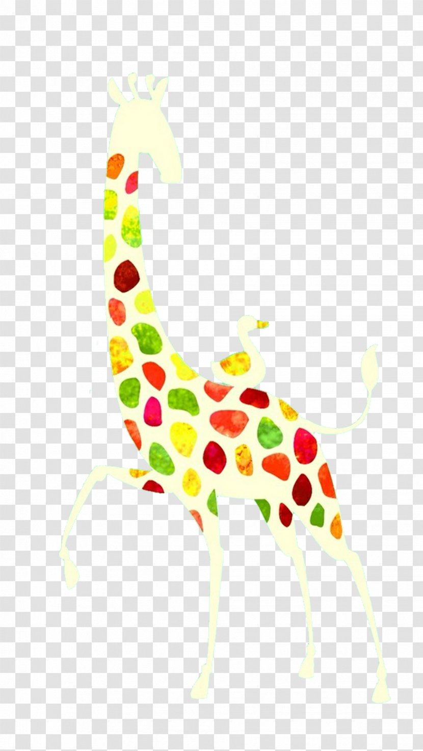 Giraffe Reindeer Illustration - Drawing - Creative Transparent PNG