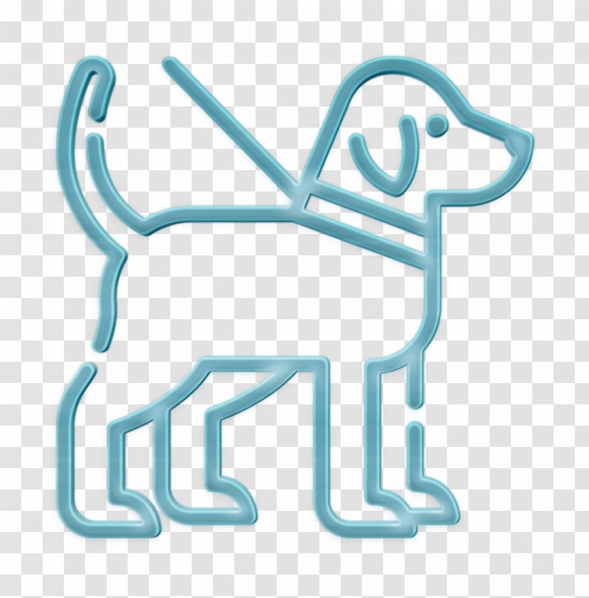 Dog Icon Happiness - Line Art Tail Transparent PNG