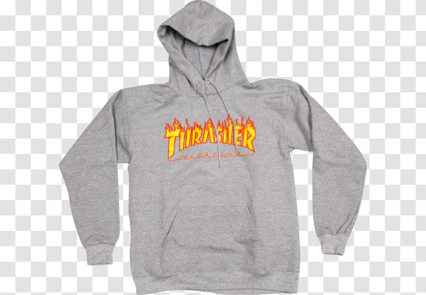 Hoodie T-shirt Thrasher Clothing - Hood Transparent PNG