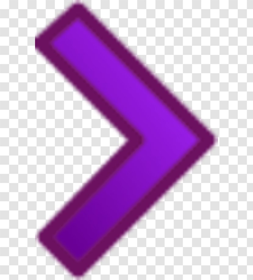 Triangle Purple - Pictures Of Arrows Pointing Left Transparent PNG