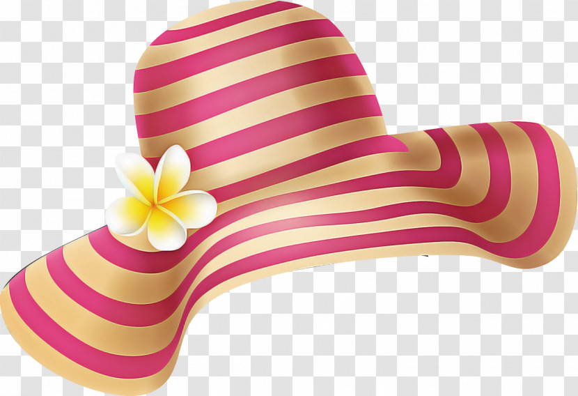 Pink Headgear Sun Hat Transparent PNG