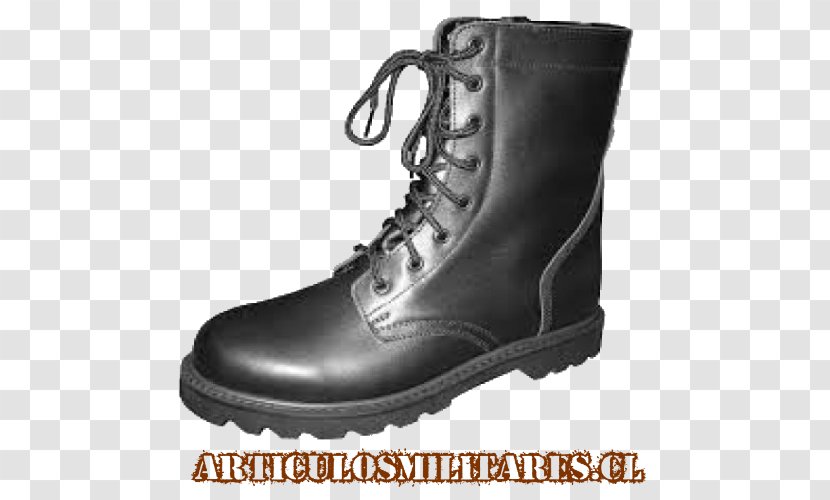 Motorcycle Boot Leather Military Shoe Transparent PNG
