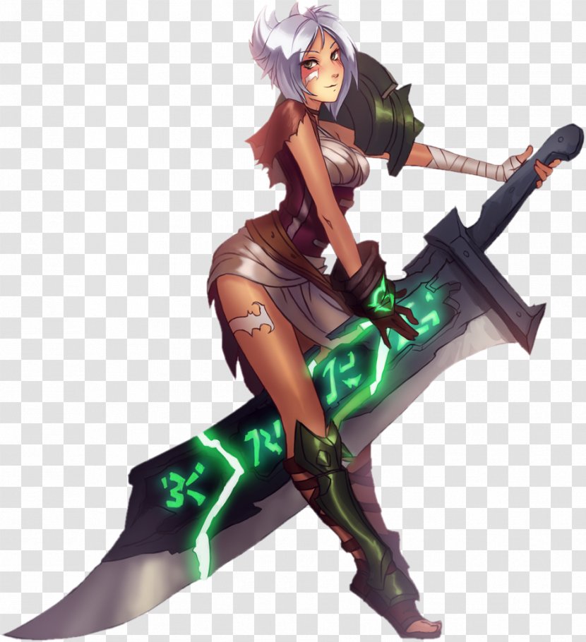 Riven League Of Legends Dota 2 Video Game Riot Games - Flower - Lol Transparent PNG