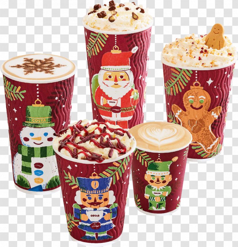 Costa Coffee Hot Chocolate Cafe Christmas Day Transparent PNG