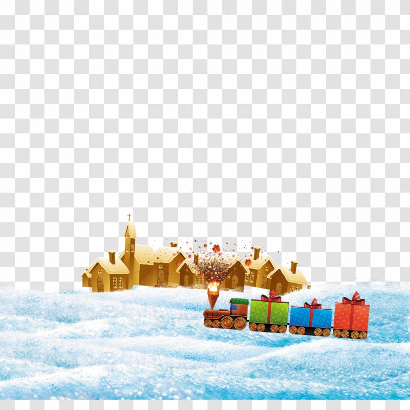Christmas Computer File - New Years Day - Winter Huts Transparent PNG