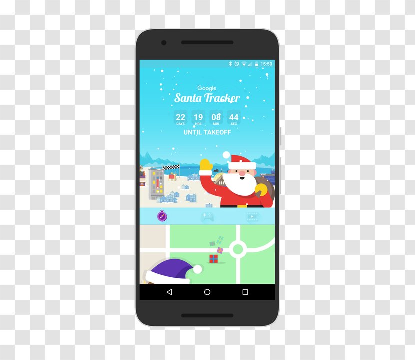 Feature Phone Smartphone NORAD Tracks Santa Claus Mobile Phones - Cellular Network Transparent PNG