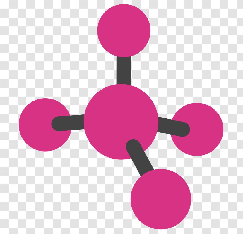 Atoms In Molecules Chemistry Clip Art - Purple - Gases Cliparts Transparent PNG