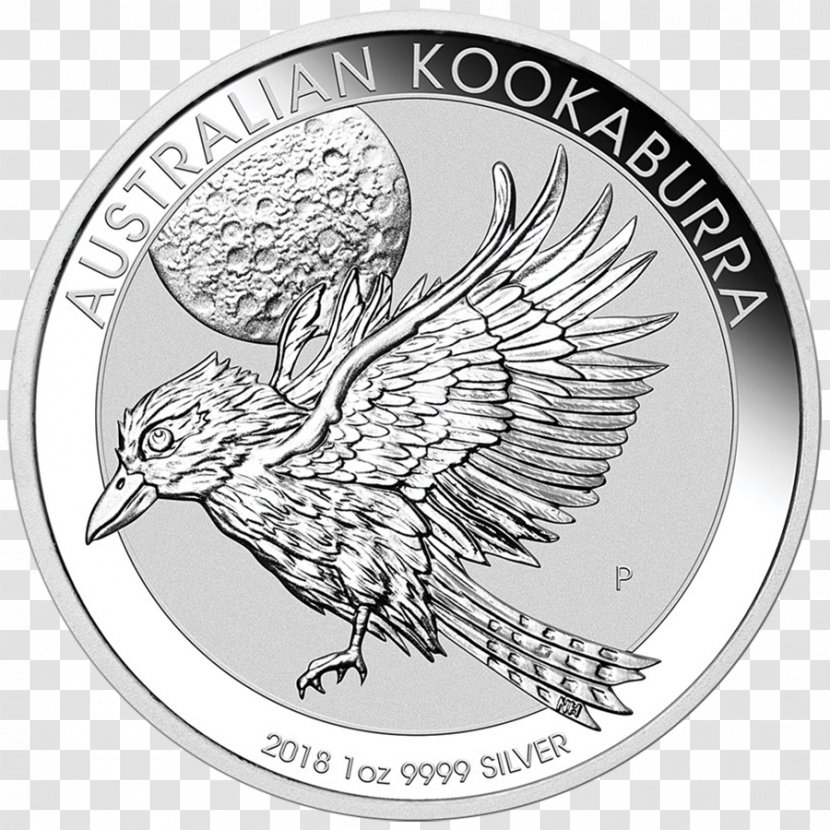 Perth Mint Laughing Kookaburra Australian Silver Bullion Coin - Bar Transparent PNG