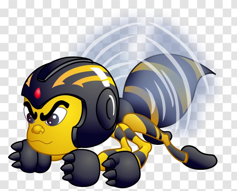 Bee Insect Clip Art - Fictional Character Transparent PNG