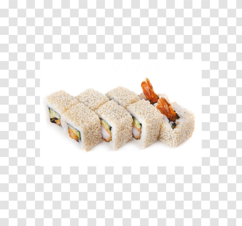 Makizushi Sushi California Roll Pizza Fusion Cuisine - Tobiko Transparent PNG