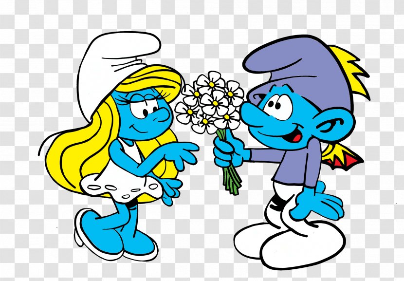 Smurfette Papa Smurf Gargamel Brainy Hefty - Happiness Transparent PNG