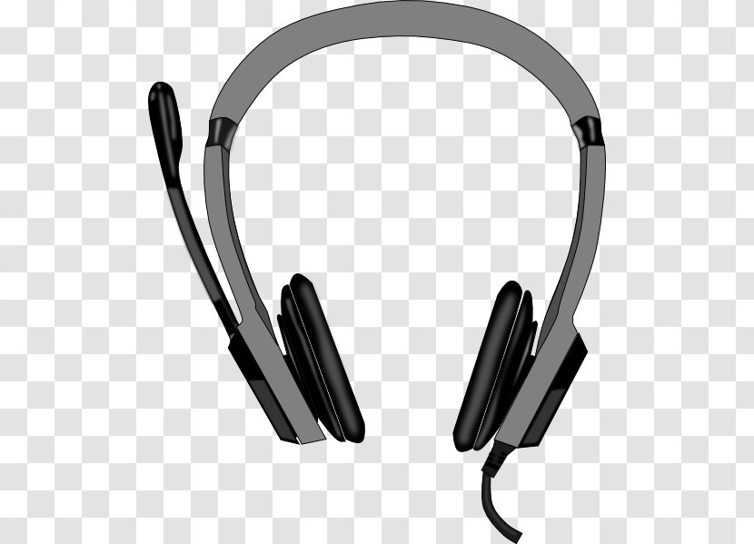 Microphone Headset Headphones Clip Art - Audio Transparent PNG
