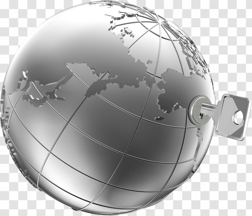 Earth 3D Computer Graphics - Black And White - The Keys On Transparent PNG