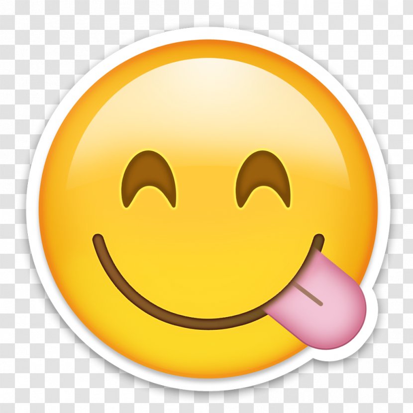Emoji Emoticon Smiley - Watercolor - Tongue Transparent PNG