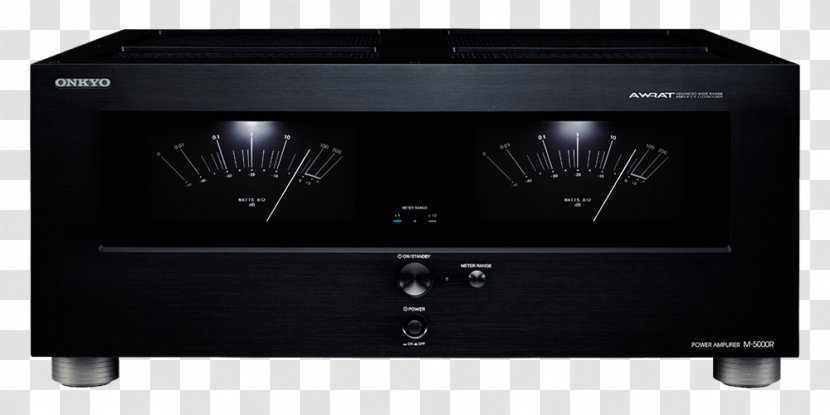 Audio Power Amplifier Onkyo M-5000 R AV Receiver Transparent PNG