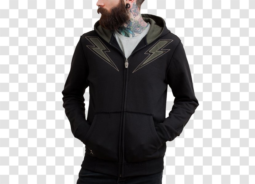 Hoodie Jacket Clothing Sweater Zipper - Hood Transparent PNG