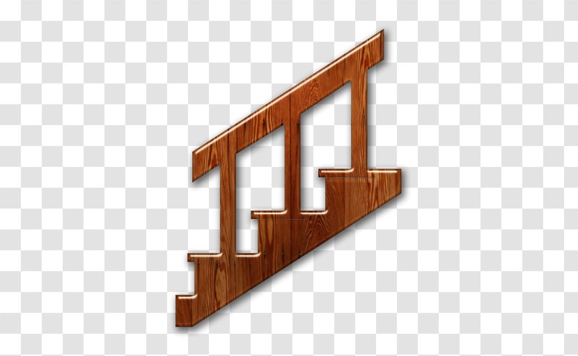 Wood Stairs Handrail Stair Riser Elevator - Wooden Transparent PNG